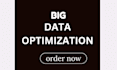 do big data optimisation and analysis