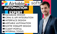 setup airtable database, airtable crm, airtable automation, airtable expert
