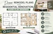 draw remodel plans and residential renovation floor plan drawings