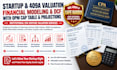 prepare startup and 409a valuation with financial modelling, projections and dcf