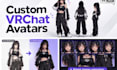 create a custom 3d vrchat avatar ready to upload