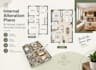 draw internal alteration plans and house layout remodel drawings