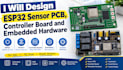 design espcontor32 sensor pcb controller board and embedded