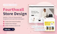 design fourthwall website print on demand store fourthwall merch design