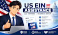 get a US ein for your llc, US business registration and ein application