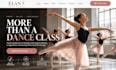 build wix dance studio website ballet school site dance academy class book site