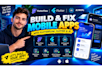 build and fix flutterflow, flutter mobile apps and ai powered mvps