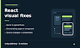 fix react website visual bugs and mobile layout issues