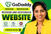 godaddy website design godaddy redesign wordpress website design godaddy website