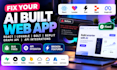 fix bugs in your react, ai built web, graph API, bolt, develop lovable replit