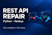 fix one rest API integration issue in python or node js