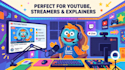 create adobe puppet character design, rigging, lip sync,vtuber,avatar animation