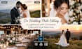 do wedding photo editing in lightroom with consistent color and style matching