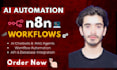 build n8n ai agent, rag chatbot and workflow automation