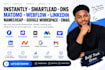 instantly smartlead dns matomo webflow linkedin namecheap google workspace email