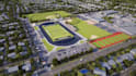 create 3d architectural walkthrough and flythrough animation for sports complex