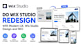 do wix studio redesign with modern UX, wix studio design and SEO