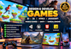 design and develop 2d 3d games html5 javascript mobile game unity unreal engin