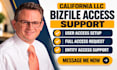 resolve your california llc bizfile user access and filing access issues