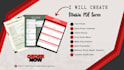 create a professional fillable PDF form