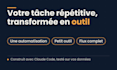 automatiser votre travail avec claude code, outil sur mesure