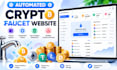 build an automated crypto passive income website