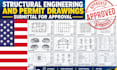 structural engineering and permit drawings engineer stamp north carolina ohio mn
