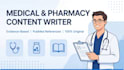 write seo medical pharmacy healthcare articles