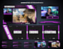 design animated twitch overlay, stream overlay and stream package