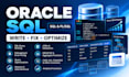 write fix and optimize oracle sql queries