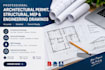 draw professional architectural permit, structural mep, engineering drawings
