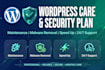 do wordpress website maintenance updates and security care plan