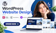 design wordpress website with brick builder, generatepress or astra pro theme
