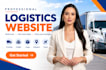 build a logistics website, dispatch, cargo,  freight, travel website