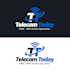 design a professional telecom, technology, and communication logo