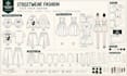 make street wears fashion tech pack design technical flat sketch