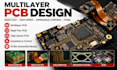 design multilayer pcb, rigid flex, high speed pcb, impedance control and pcba
