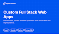 build a custom full stack web application with react and node