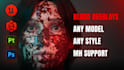 make blood overlay for your characters and props