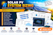solar system sizing pv system sizing solar string sizing, inverter sizing