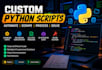 write python scripts for automation and simple tasks