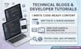 write technical blogs, developer tutorials, and API docs