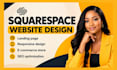 build squarespace website, design redesign copy squarespace ecommerce website