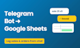 build a telegram bot connected to google sheets