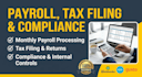 do payroll processing, tax filing