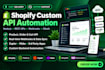 build shopify ebay woocommerce API integration product sync ecommerce automation