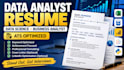 write ats data analyst, data science and business analyst resume