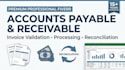 do accounts payable and receivable, invoice validation and processing