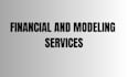 be your financial representative and financial modeling with analysis