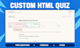 turn your questions into an interactive HTML quiz